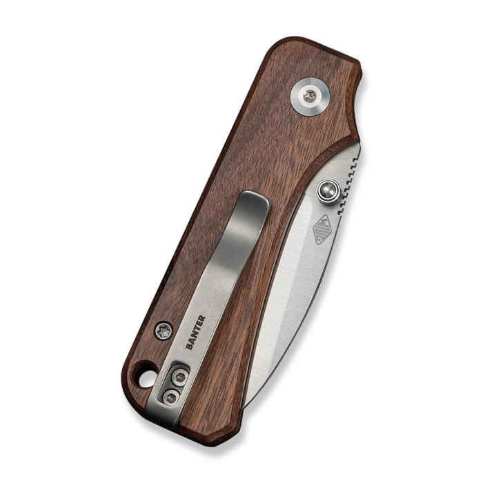 Ніж складаний кишеньковий Civivi Baby Banter Slip Joint (6 см) Nitro-V / Wood натуральний
