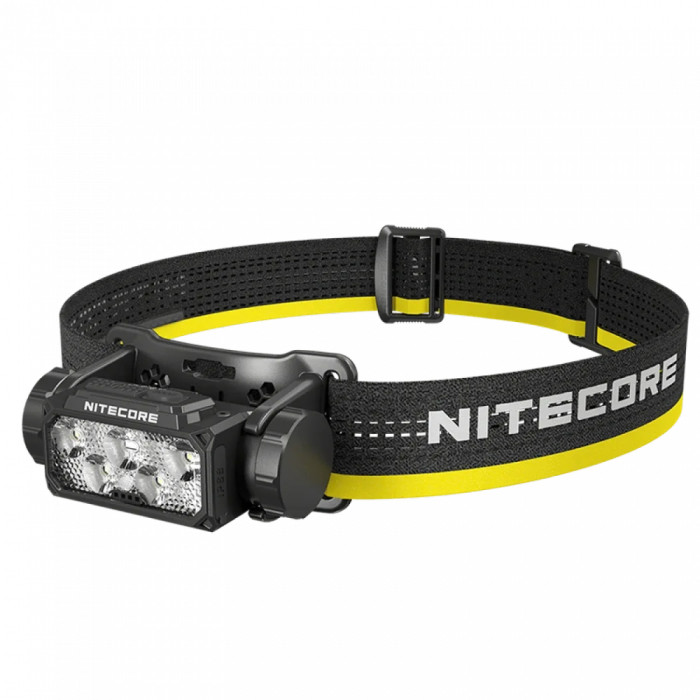 Ліхтар налобний Nitecore HC60 UHE (5 x NiteLab UHE LED, 1600 люмен, 10 режимів, 1x18650, USB Type-C) 