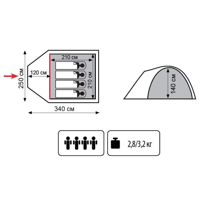 Намет Totem Chinook 