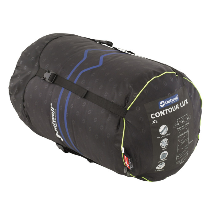 Спальний мішок Outwell Contour LUX XL Reversible /-1°C Left (230299) 