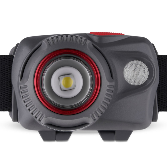 Ліхтар налобний Brevia 580Lm, Focus Control, 3xAAA, IP64 (білий/червоний) 