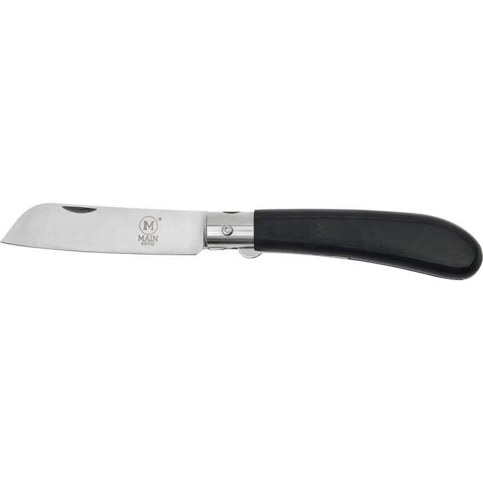Ніж Main Knives German line, Black pressed wood handle, sheepsfoot blade 