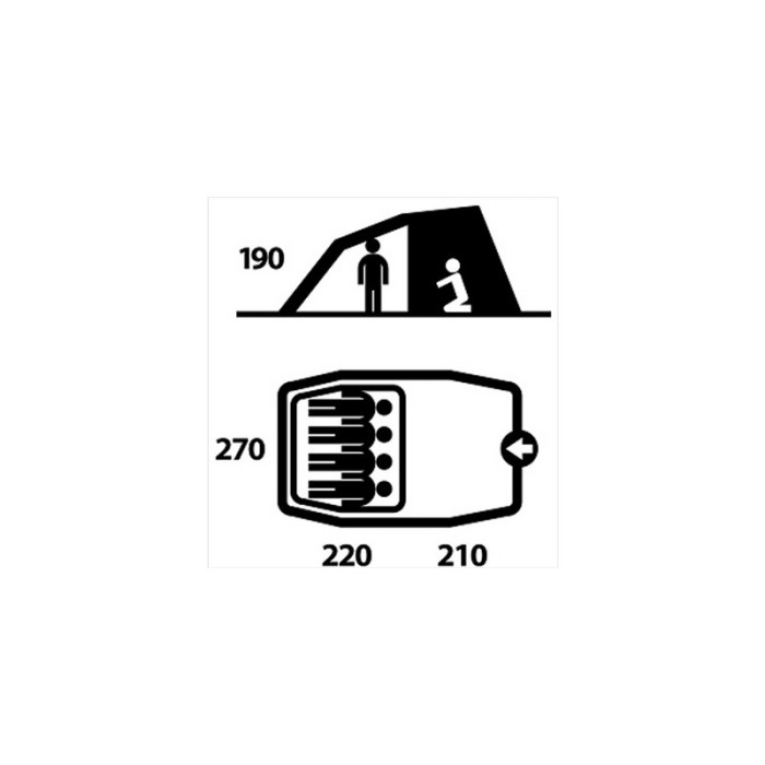Намет Husky Baul 4 (зелений) 