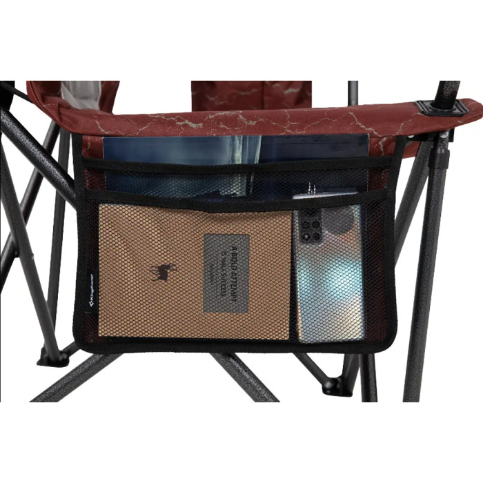 Стілець розкладаний KingCamp Juniper C10 red/grey 