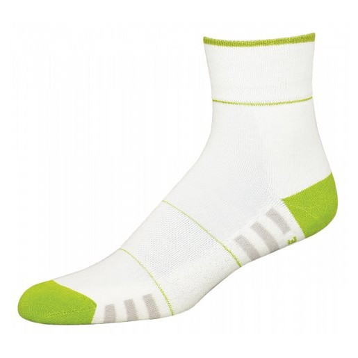 Термошкарпетки InMove Fitness Deodorant білий з зеленим, 36-38 
