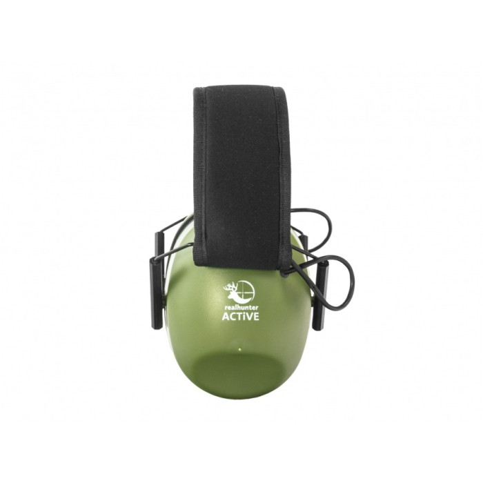 Навушники активні RealHunter, оливкові 