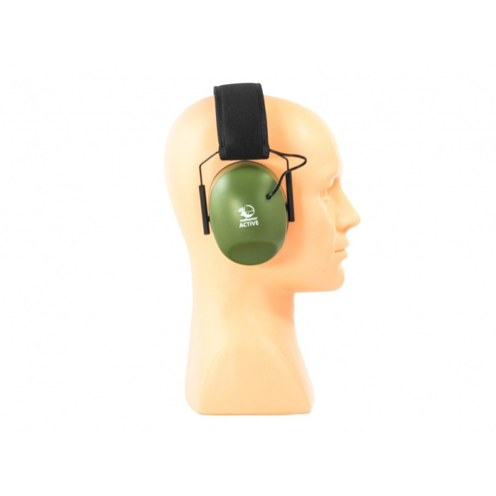 Навушники активні RealHunter, оливкові 