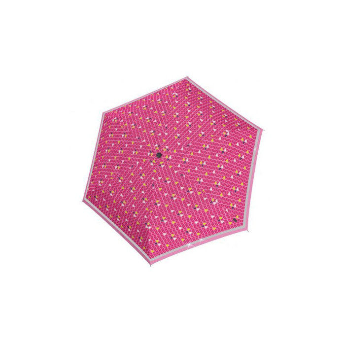 Парасолька Rookie Triple Pink Reflective Мех/Складаний/6спиць /D90x22см 