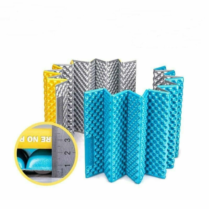 Килимок складаний IXPE Naturehike NH20FCD07, алюмінієва плівка, 25 мм, жовтий 