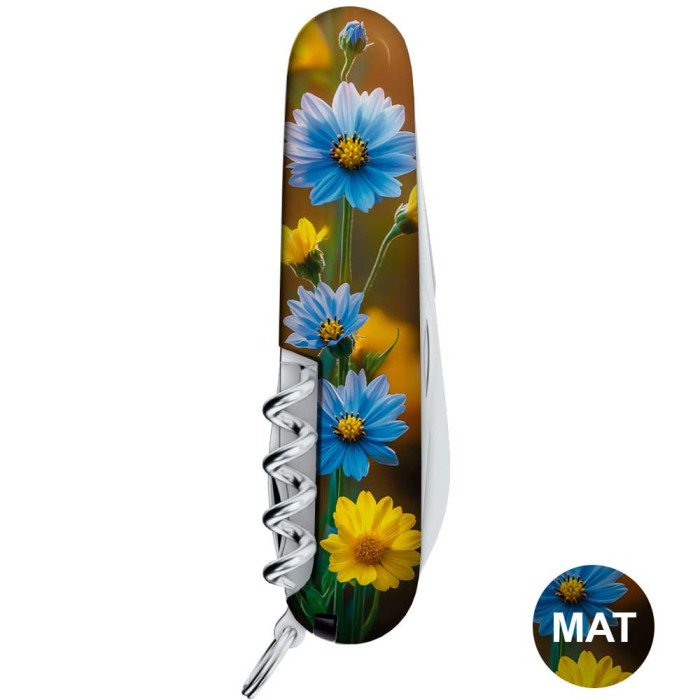 Складаний ніж Victorinox SPARTAN UKRAINE Золота пташка 