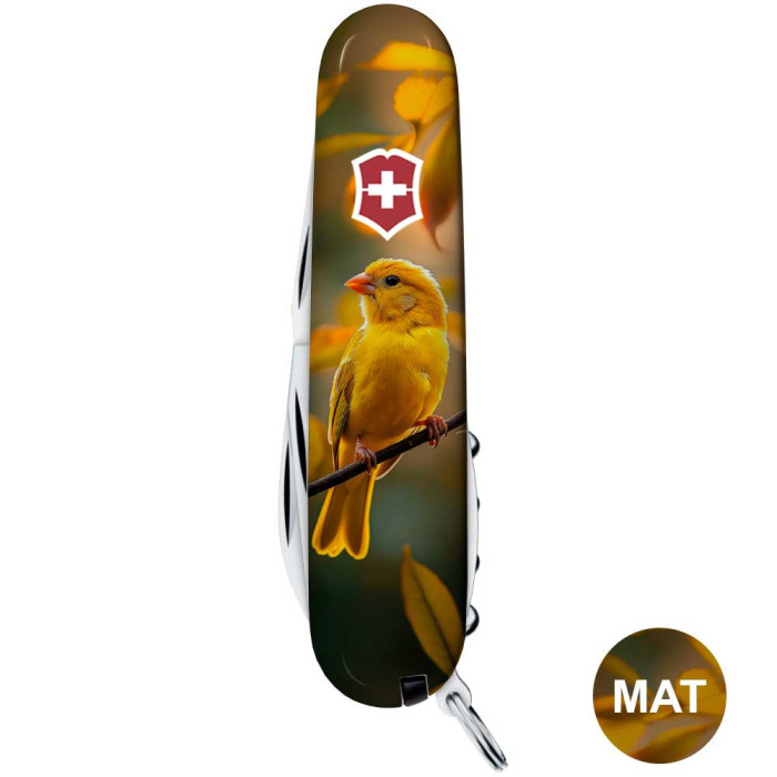 Складаний ніж Victorinox SPARTAN UKRAINE Золота пташка 