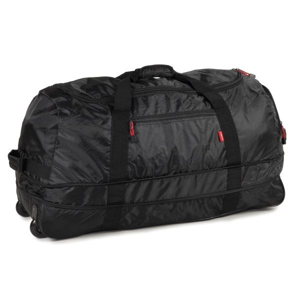 Сумка дорожня на колесах Members Foldaway Wheelbag 105/123, чорний 