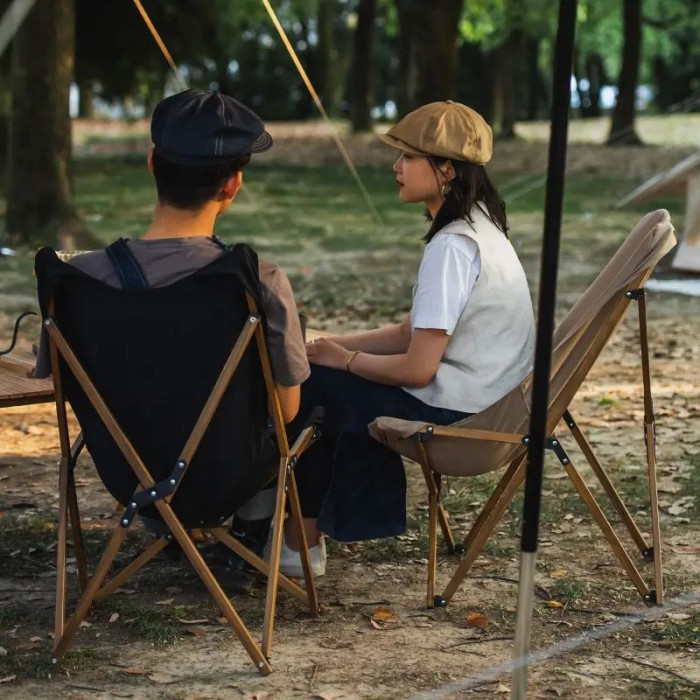 Крісло складне Naturehike Moon Beach MW01 NH19Y001-Z, чорний 