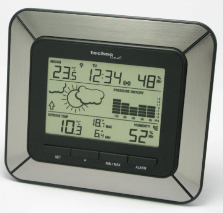 Метеостанція Technoline WS9273 IT - сіра/чорна 