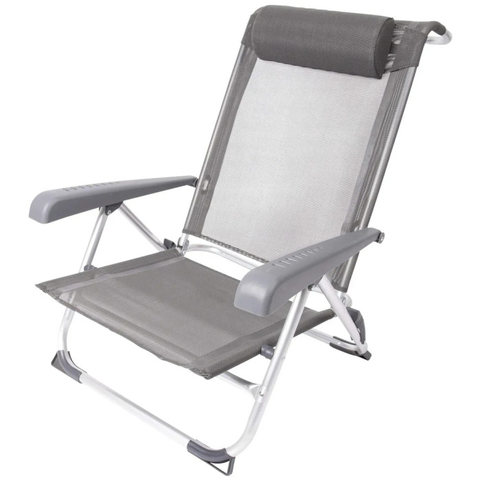Крісло розкладне Bo-Camp Saint-Tropez Grey (1204796)