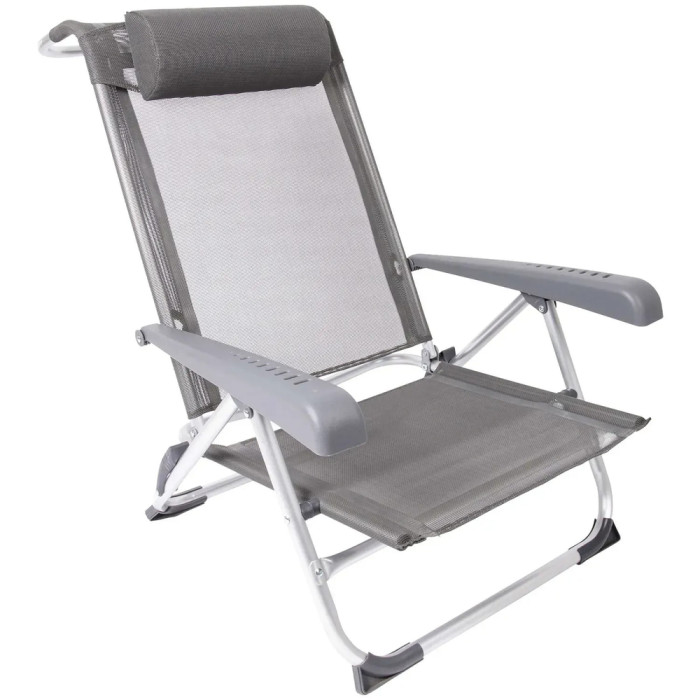 Крісло розкладне Bo-Camp Saint-Tropez Grey (1204796)