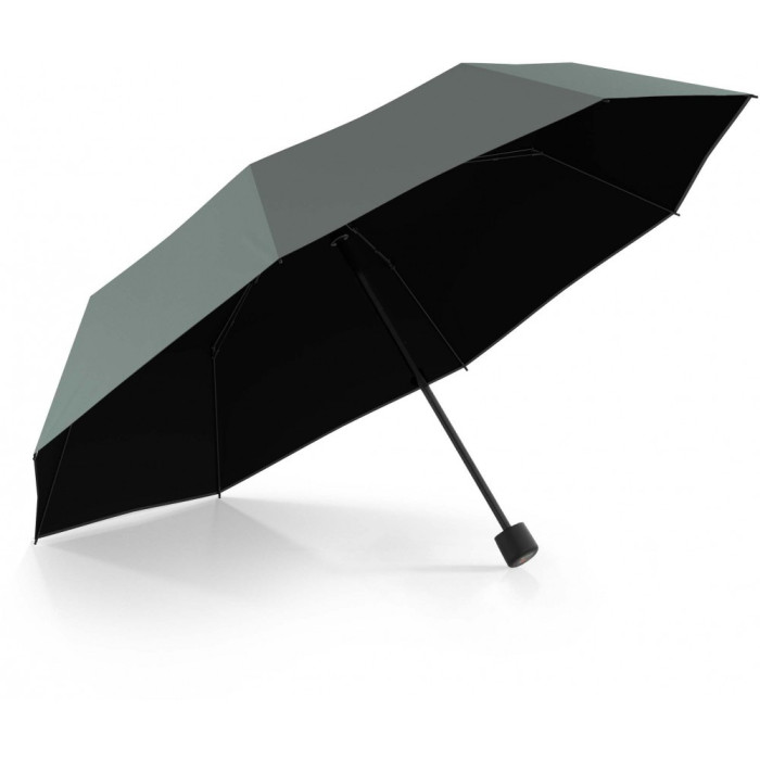 Парасоля Knirps A.050 Sage Black HeatShield Мех / Складана / 8 спиць / D98x24см
