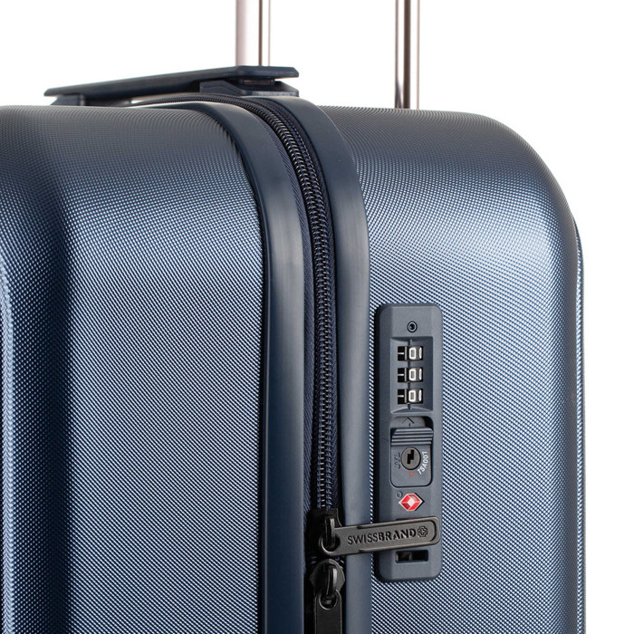 Валіза Swissbrand London (L) Navy (SWB_LHLON603L) 