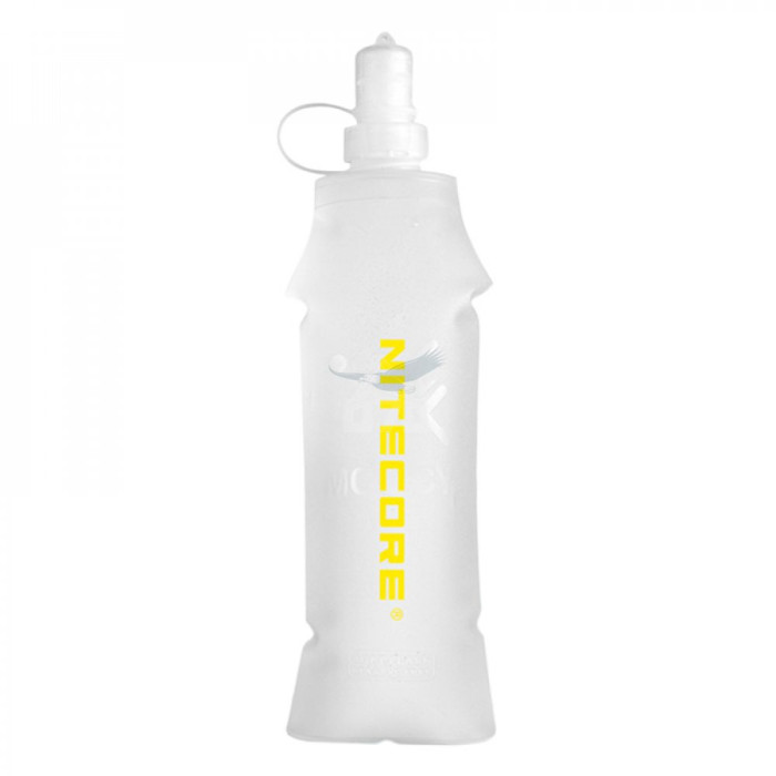 Пляшка складна для бігу Nitecore Soft Flask (0,5 л), біла 