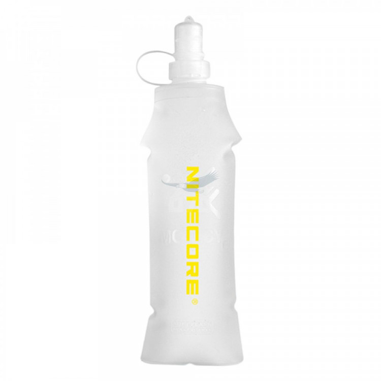 Пляшка складна для бігу Nitecore Soft Flask (0,5 л), біла 