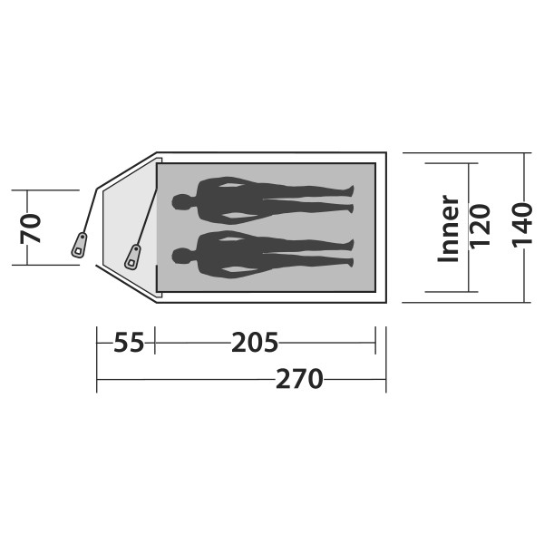 Намет Easy Camp Quasar 200 Teal Green (120360) 