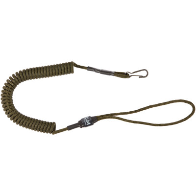Шнур страхувальний C&M TACTICAL комбінований + карабін, олива