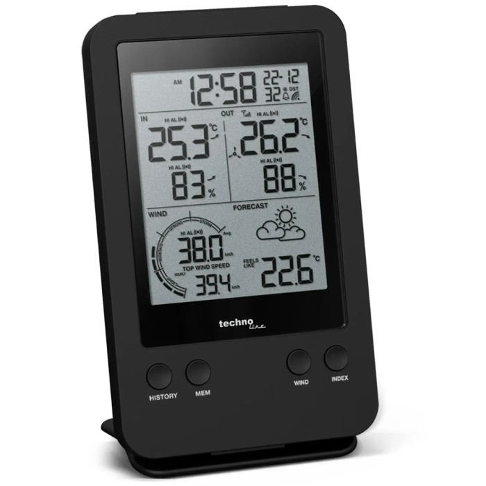 Метеостанція Technoline WS9008 Black (WS9008)