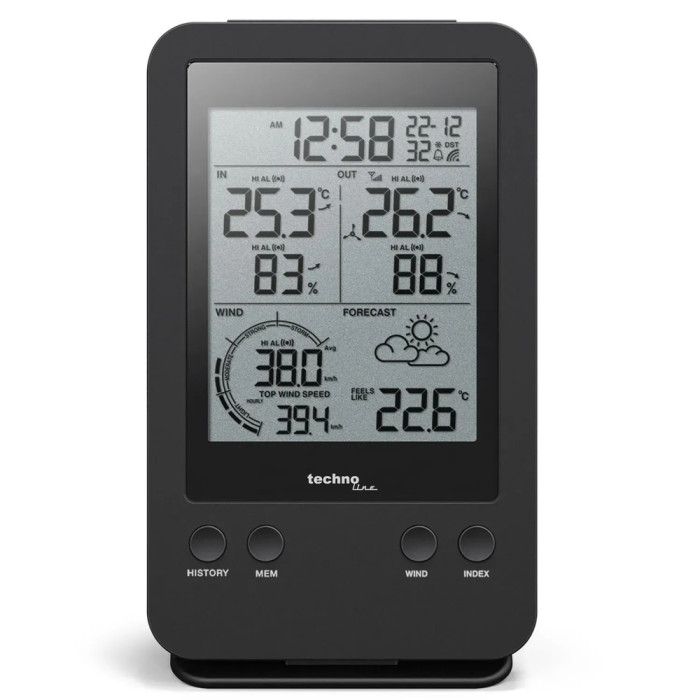 Метеостанція Technoline WS9008 Black (WS9008)