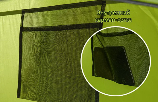 Намет-душ намет Naturehike 210T поліестер NH17Z002-p atrovirens 