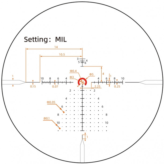Приціл оптичний Vector Optics Constantine 1-10x24 (30mm) HD illum. FFP VCO-2 MIL 