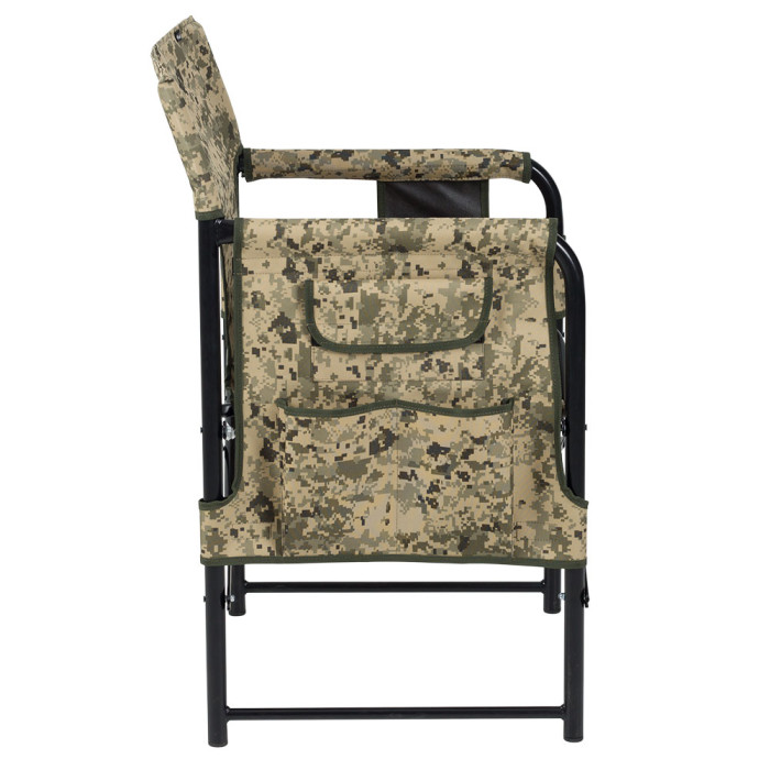 Складаний стілець Vitan з полицею економ d25 мм (пісочний камуфляж) 