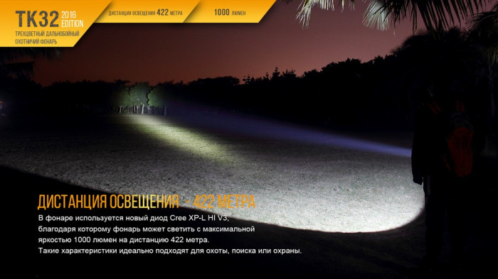 Ліхтар Fenix TK32 Cree XP-L HI V3 2016 Edition 