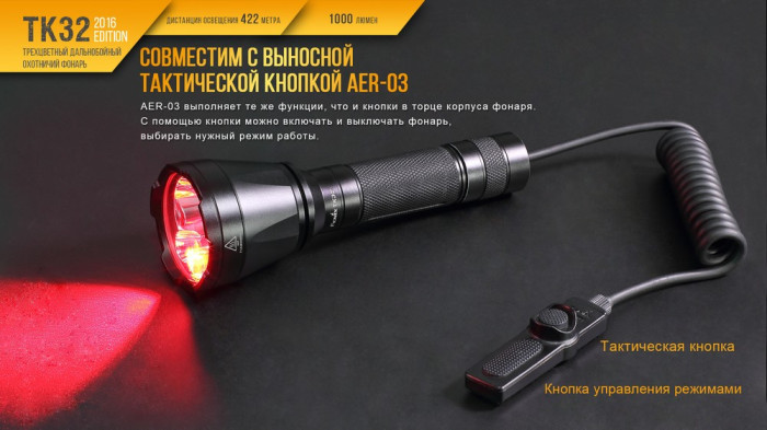 Ліхтар Fenix TK32 Cree XP-L HI V3 2016 Edition 