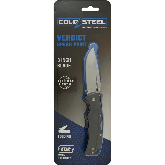 Ніж Cold Steel Verdict SP, блістер black 