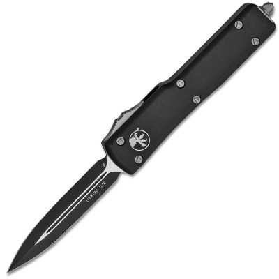 Ніж лезо Microtech UTX-70 з подвійною кромкою чорного кольору 147-1