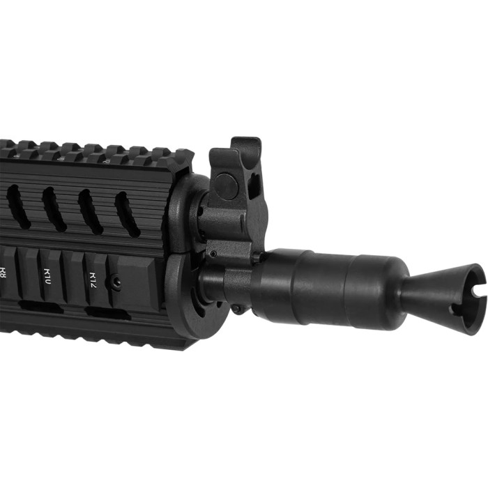 Страйкбольна гвинтівка LCT АКС-74У AEG 6 мм з тактичним обвісом 