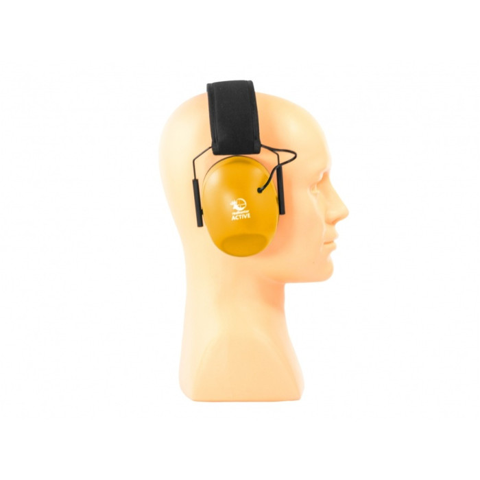 Навушники активні RealHunter, помаранчеві 