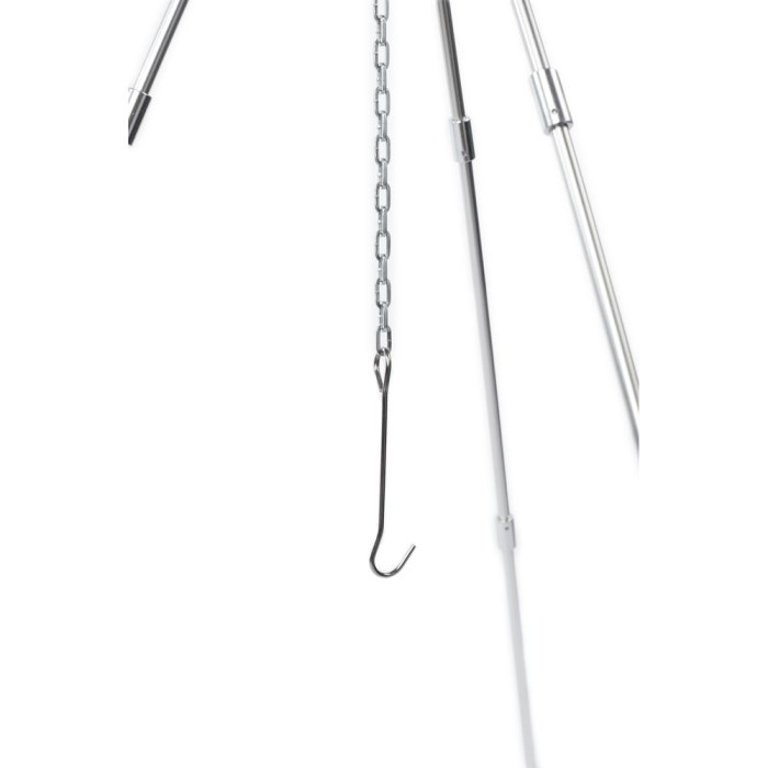 Тринога трисекційна для котла Naturehike Light Tripod NH17S00S-G, алюміній /сталь 