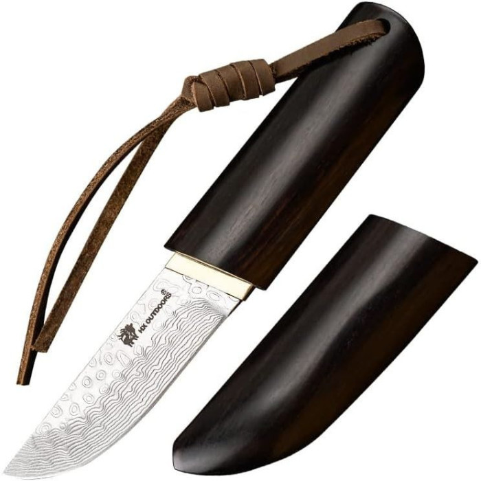 Ніж HX Outdoors DM-035, чорне дерево 