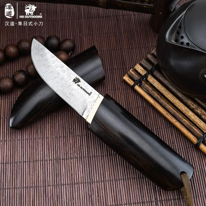 Ніж HX Outdoors DM-035, чорне дерево 