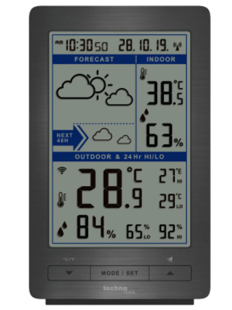 Метеостанція Technoline WS9485 - сіра 