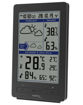 Метеостанція Technoline WS9485 - сіра 