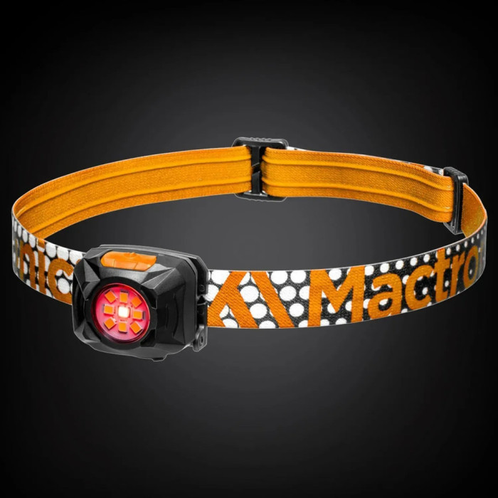 Ліхтар налобний Mactronic Rebel (400 Lm) Cool/Warm White/Red LED Recharg Type-C (AHL0061UC) 