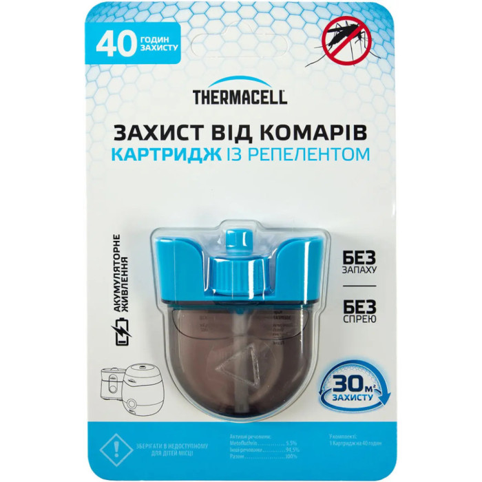 Картридж Thermacell ER-140 Rechargeable Zone Mosquito Protection Refill 40 годин 