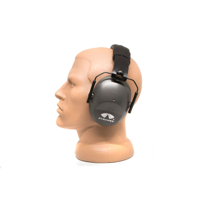 Навушники протишумні захисні Pyramex PM9010 (захист слуху NRR 22 дБ), сірі 