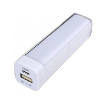 Power Bank DOCA D-Lipstick HT-2600, 2600 mAh (білий) 