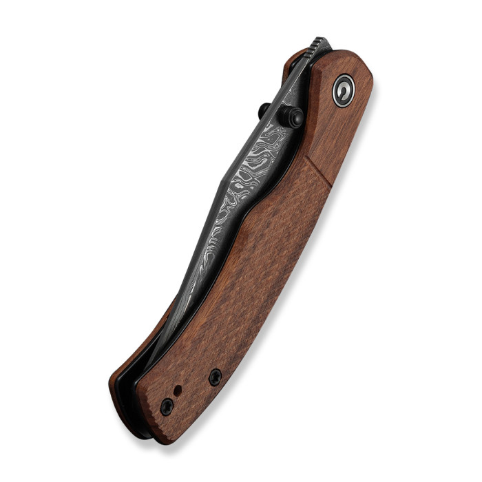 Ніж складаний кишеньковий Civivi Clingman (7.6 см) Damascus / Guibourtia Wood дерево