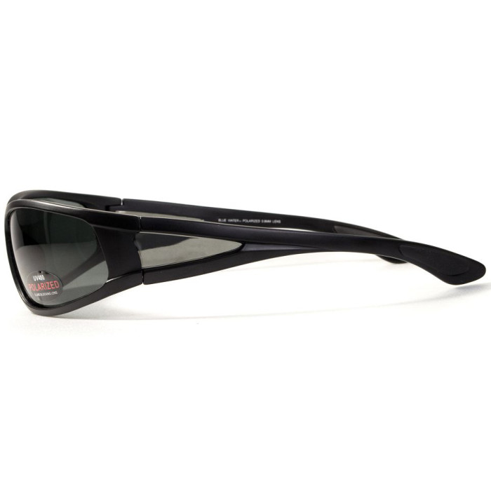 Окуляри BluWater Florida-3 Polarized (gray) чорні 