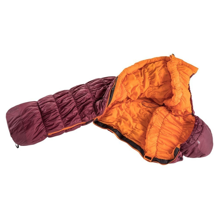 Спальник DEUTER Exosphere -6° SL колір 5905 maron-mango правий 