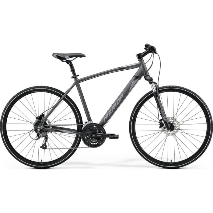 Велосипед Merida 2021 crossway 40 xl (58) silk anthracite(grey /black) 